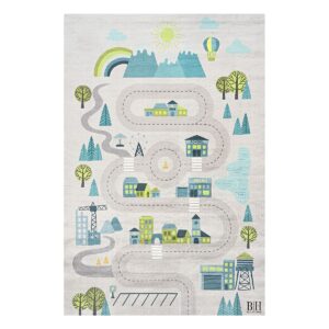 Beauty Home Χαλί παιδικό Fun Art 9560 120x180 Γκρι