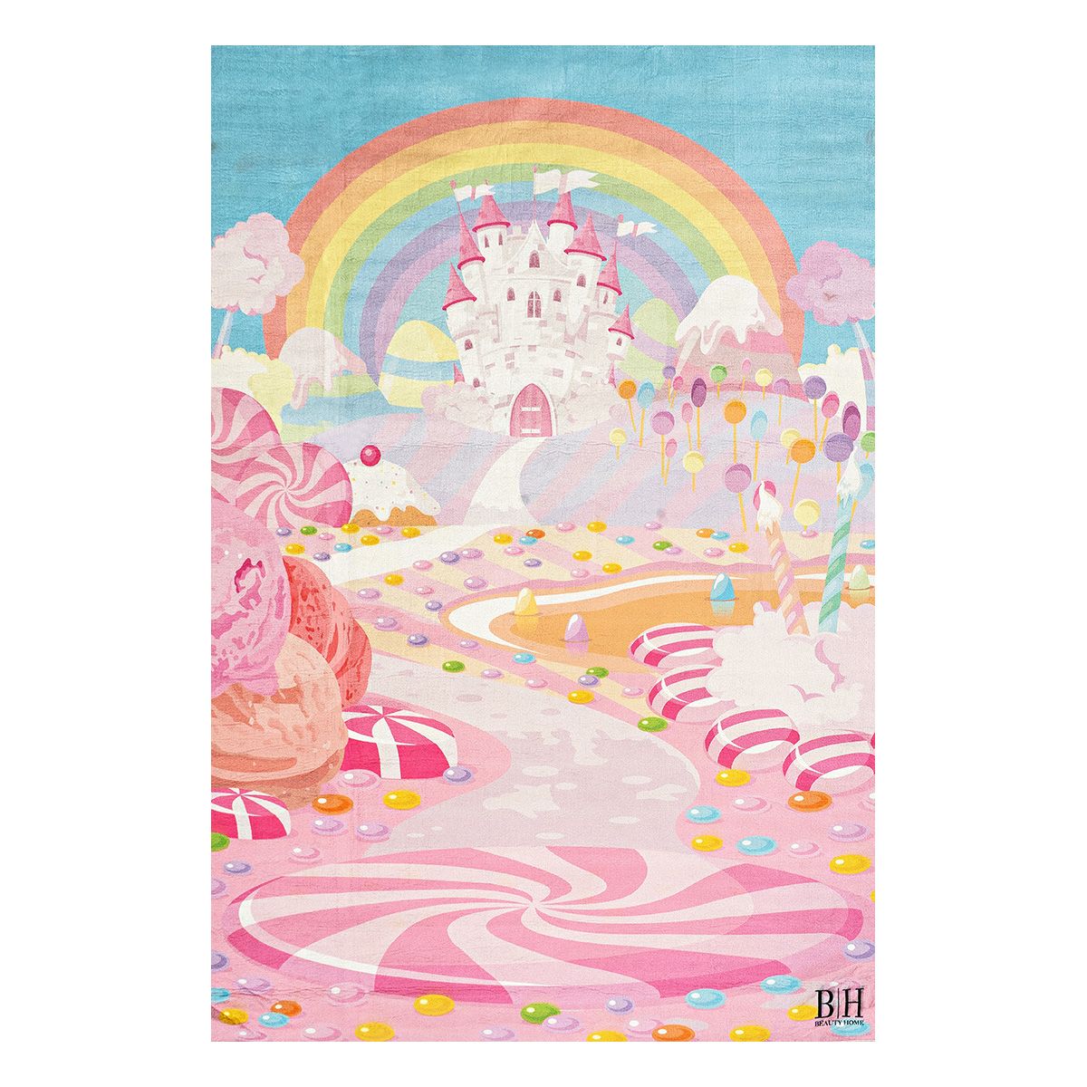 Beauty Home Χαλί παιδικό Fun Art 9572 135x180 Ροζ Beauty Home Χαλί παιδικό Fun Art 9572 135x180 Ροζ