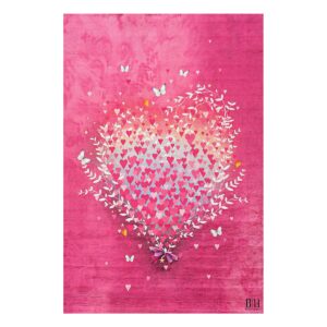 Beauty Home Χαλί παιδικό Fun Art 9589 135x180 Φουξ