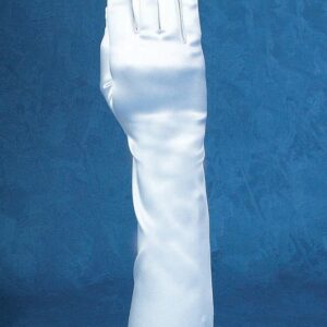 ΓΑΝΤΙΑ ΝΥΦΙΚΑ ΙΤΑΛΙΑΣ ΕΚΡΟΥ ΣΑΤΕΝ GUANTO ARTIGIANALE 38 ΕΚΑΤΟΣΤΑ