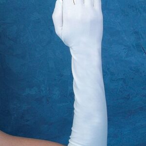 ΓΑΝΤΙΑ ΝΥΦΙΚΑ ΕΚΡΟΥ ΣΑΤΕΝ GUANTO ARTIGIANALE 37 ΕΚΑΤΟΣΤΑ