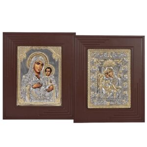 Θρησκευτική Εικόνα Χρυσό Κάδρο Γίγας Ξύλο-Μέταλλο 47x39cm Homie 321410
