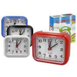 Ρολόι Ξυπνητήρι Απλό Ορθογώνιο 8x6