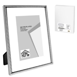 Κορνίζα Επάργυρη Λεπτή Πλέξη 10x15cm Homie 322079