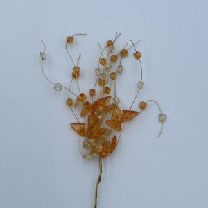 ΔΙΑΚΟΣΜΗΤΙΚΑ ΜΠΟΥΚΕΤΟ ΛΟΥΛΟΥΔΙΑ ΜΕ ΠΟΡΤΟΚΑΛΙ ΠΕΤΡΕΣ 10CM ΥΨΟΣ