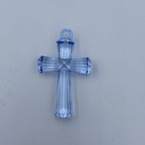 ΔΙΑΚΟΣΜΗΤΙΚΑ ΣΤΑΥΡΟΣ ΣΙΕΛ ΑΠΟ PVC 4.5CM ΥΨΟΣ 1ΣΥΣΚΕΥΑΣΙΑ=84ΤΕΜΑΧΙΑ