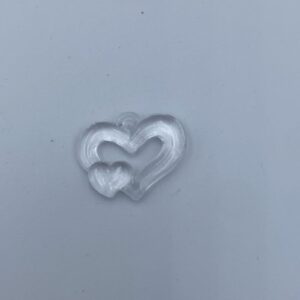 ΔΙΑΚΟΣΜΗΤΙΚΑ ΚΑΡΔΙΑ 2ΠΛΗ ΛΕΥΚΗ ΑΠΟ PVC 2CM ΥΨΟΣ 1ΣΥΣΚΕΥΑΣΙΑ=240ΤΕΜΑΧΙΑ