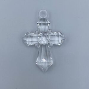 ΔΙΑΚΟΣΜΗΤΙΚΑ  ΣΤΑΥΡΟΣ ΛΕΥΚΟΣ ΑΠΟ PVC 5CM ΥΨΟΣ 1ΣΥΣΚΕΥΑΣΙΑ=65ΤΕΜΑΧΙΑ