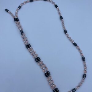 ΔΙΑΚΟΣΜΗΤΙΚΑ ΑΛΥΣΙΔΑ ΜΕ ΠΕΤΡΟΥΛΕΣ ΡΟΖ ΚΑΙ ΜΑΓΝΗΤΕΣ Μ64 90CM ΥΨΟΣ