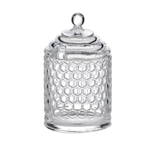 ΓΥΑΛΙΝΗ ΜΕΛΙΕΡΑ ΣΤΡΟΓΓΥΛΗ 8.5x14cm