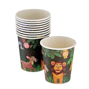 ΠΟΤΗΡΙΑ ΧΑΡΤΙΝΑ ΖΩΑΚΙΑ ΤΗΣ ΖΟΥΓΚΛΑΣ ΣΕΤ 10 ΤΕΜΑΧΙΩΝ Φ7x8cm