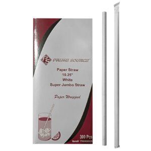 Καλαμάκια Χάρτινα Λευκά 300τεμ 26x0