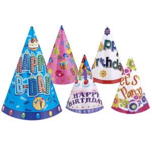 Χάρτινο Καπέλο για Πάρτυ σετ=6τεμ 20cm Homie 3728