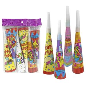 Χάρτινη Κόρνα για Πάρτυ σετ=6τεμ 20cm Homie 3729