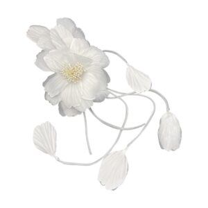 ΑΞΕΣΟΥΑΡ ΝΥΦΙΚΟΥ ΚΑΡΦΙΤΣΑ ΔΙΑΚΟΣΜΗΣΗΣ ΛΟΥΛΟΥΔΙ ΛΕΥΚΟ 25CM