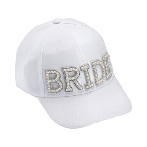 ΚΑΠΕΛΟ ΝΥΦΗΣ ''BRIDE'' ΛΕΥΚΟ ΜΕ ΠΕΡΛΕΣ ONE SIZE