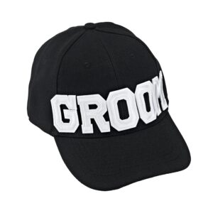 ΚΑΠΕΛΟ ΓΑΜΠΡΟΥ ''GROOM'' ΜΑΥΡΟ ONE SIZE
