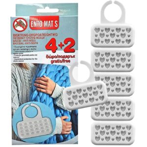 Ταμπλέτες Βιοκτόνες-Σκοροαπωθητικές 4 + 2 Δώρο  Ento Mats