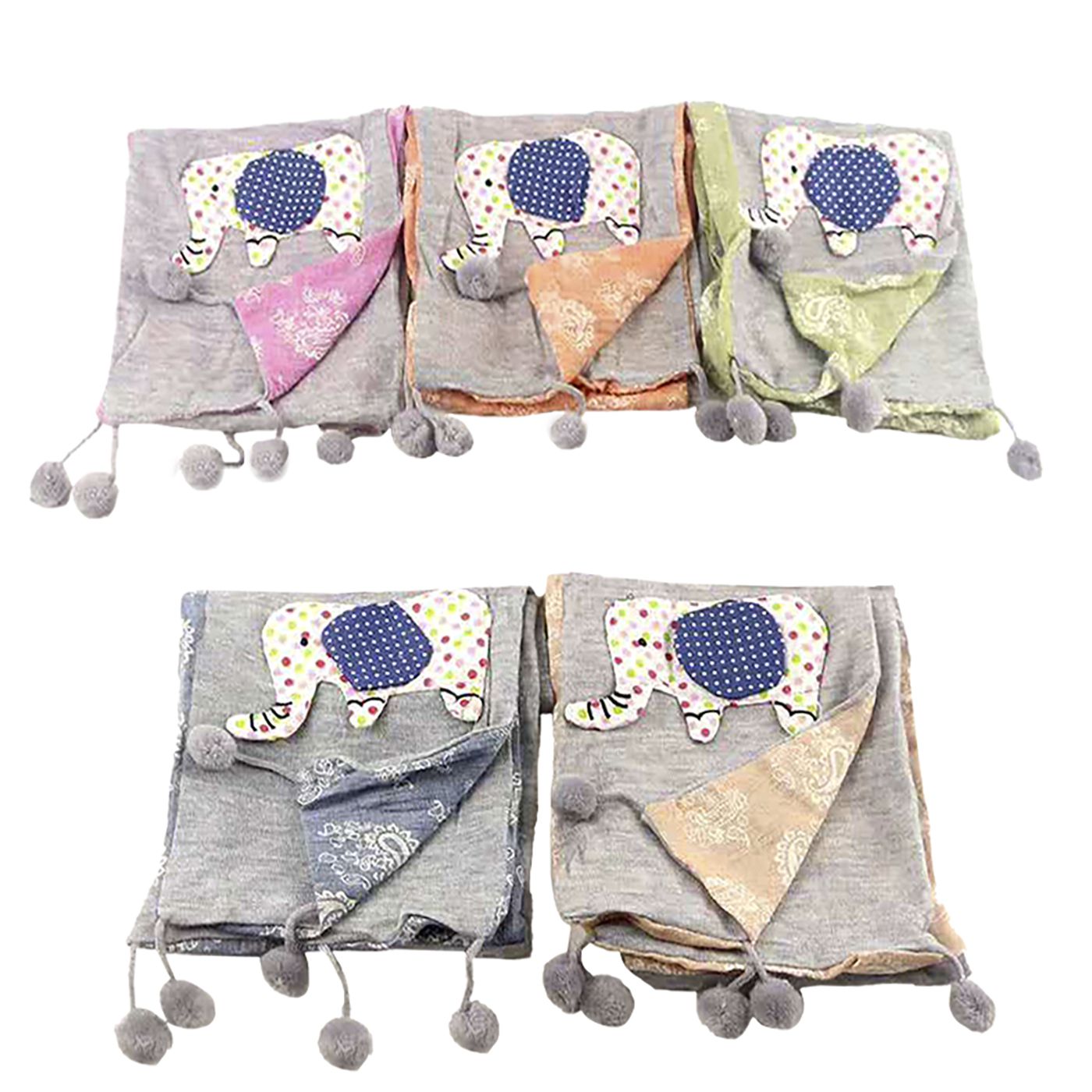 Φουλάρι με Λαχούρια & Φουντίτσες 130x20cm 4teen4ty 401089 Φουλάρι με Λαχούρια & Φουντίτσες 130x20cm 4teen4ty 401089