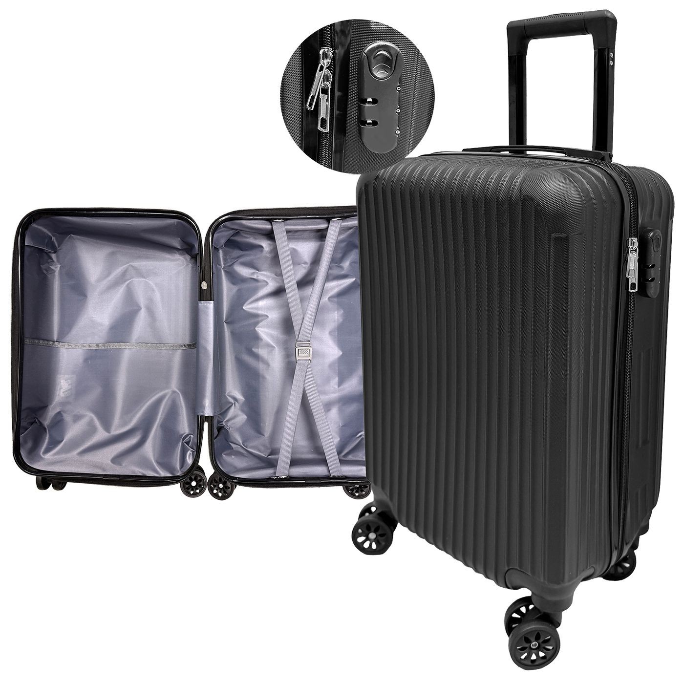 Βαλίτσα Πλαστική Καμπίνας 55x35x20cm 4teen4ty 40906 Βαλίτσα Πλαστική Καμπίνας 55x35x20cm 4teen4ty 40906