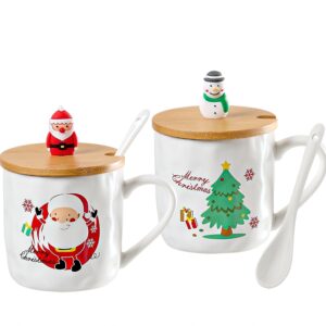 ΚΕΡΑΜΙΚΗ ΧΡΙΣΤΟΥΓΕΝΝΙΑΤΙΚΗ ΚΟΥΠΑ ΜΕ ΞΥΛΙΝΟ ΚΑΠΑΚΙ ΚΑΙ ΚΟΥΤΑΛΑΚΙ 2 ΣΧΕΔΙΩΝ Φ9x13.5cm