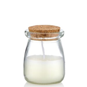 ΒΑΖΑΚΙ ΜΕ ΚΕΡΙ ΓΥΑΛΙΝΟ Φ5.6x7.5cm