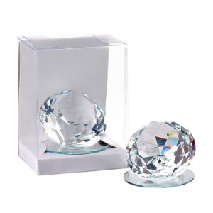 ΔΙΑΜΑΝΤΙ ΓΥΑΛΙΝΟ ΣΕ PVC KOYTAKI 6x5x8cm