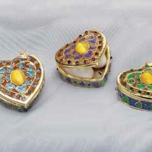 LUXURY CLOISONNE ΜΠΟΜΠΟΝΙΕΡΑ ΜΠΙΖΟΥΤΙΕΡΑ ΚΑΡΔΙΑ