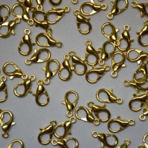 ΜΕΤΑΛΛΙΚΟ ΚΛΙΠ ΧΡΥΣΟ ΣΕΤ 100ΤΜΧ 14x7 mm