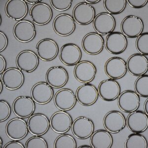 ΜΕΤΑΛΛΙΚΟΣ ΚΡΙΚΟΣ ΑΣΗΜΙ ΣΕΤ 100ΤΜΧ 12x6 mm