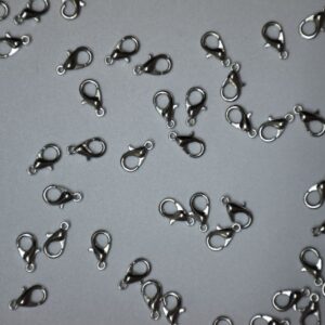 ΜΕΤΑΛΛΙΚΟ ΚΛΙΠ ΑΣΗΜΙ ΣΕΤ 100ΤΜΧ 12x6 mm