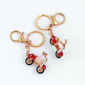 LUXURY ΜΕΤΑΛΛΙΚΟ ΜΠΡΕΛΟΚ ΚΟΚΚΙΝΗ ΒΕΣΠΑ 4Χ3