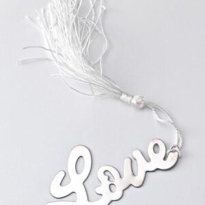 ΜΕΤΑΛΛΙΚΗ ΜΠΟΜΠΟΝΙΕΡΑ LOVE ΜΕ ΛΕΥΚΗ ΦΟΥΝΤΑ 9Χ4Υ ΣΥ=21