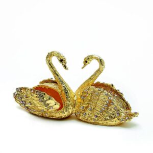 LUXURY CLOISONNE ΜΠΟΜΠΟΝΙΕΡΑ 2 ΚΥΚΝΟΙ 14Χ4Χ7Υ 13Χ10Χ6Υ