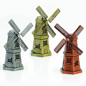 ΜΕΤΑΛΛΙΚΗ ΜΠΟΜΠΟΝΙΕΡΑ ΑΝΕΜΟΜΥΛΟΣ 3 ΧΡΩΜΑΤΩΝ 7Χ7Χ13Υ