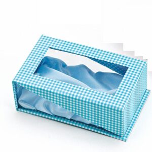 ΜΠΟΜΠΟΝΙΕΡΑ ΚΟΥΤΙ ΧΑΡΤΙΝΟ-PVC ΣΙΕΛ ΚΑΡΩ 10Χ6Χ4