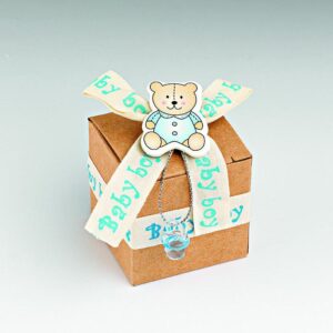 ΜΠΟΜΠΟΝΙΕΡΑ ΧΑΡΤΙΝΟ ΚΟΥΤΑΚΙ BABY BOY ΣΙΕΛ 5Χ5Χ5Υ