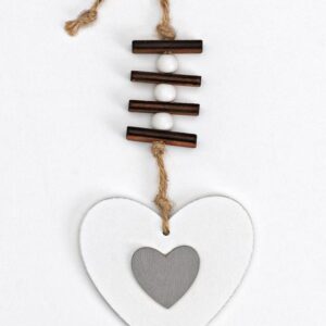 ΞΥΛΙΝΗ ΜΠΟΜΠΟΝΙΕΡΑ ΚΑΡΔΙΑ ΛΕΥΚΗ 8Χ8 ΣΥ=20