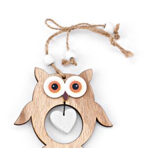 ΞΥΛΙΝΗ ΜΠΟΜΠΟΝΙΕΡΑ ΚΟΥΚΟΥΒΑΓΙΑ ΚΑΡΔΙΑ 9Χ8 ΣΥ=18