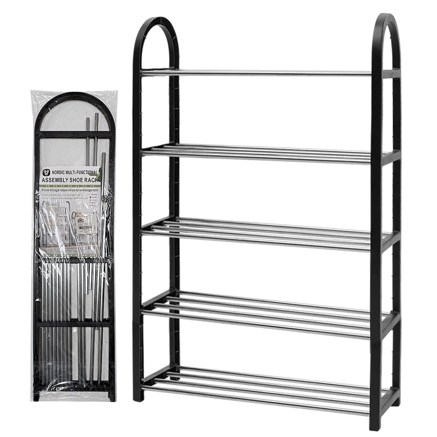 Παπουτσοθήκη Ραφιέρα 5 Επιπέδων 70x40x18,5cm Homie 422948 Παπουτσοθήκη Ραφιέρα 5 Επιπέδων 70x40x18