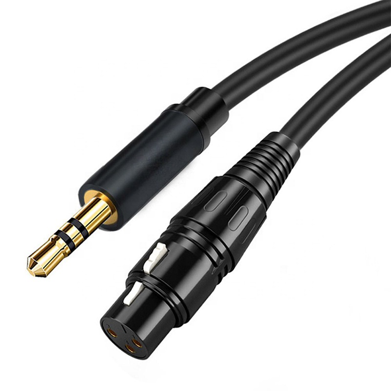 3.5mm 3 poles - XLR female audio cable 2m 3.5mm 3 poles - XLR female audio cable 2m