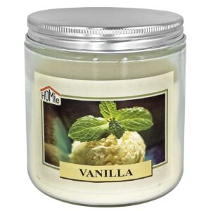 Κερί Βανίλια σε Βάζο Γυάλινο με Καπάκι 10x9