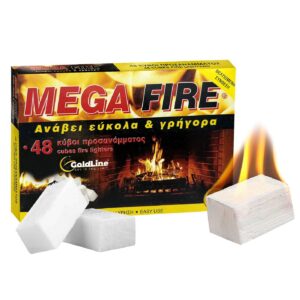 Προσάναμμα Λευκό Συσκ=48 Κύβοι 220 gr Homie 5792