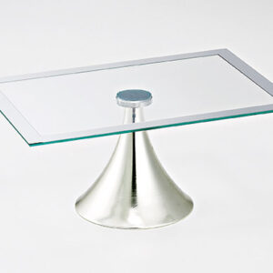 ΤΟΥΡΤΙΕΡΑ ΠΑΡΑΛΛΗΛΟΓΡΑΜΜΗ ΜΕ ΜΕΤΑΛΛΙΚΗ ΑΣΗΜΙ ΒΑΣΗ 34.5Χ23.5Χ15Υ