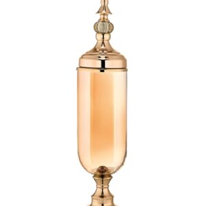 ΓΥΑΛΙΝΗ ΧΡΥΣΗ ΦΟΝΤΑΝΙΕΡΑ ΜΕ ΚΑΠΑΚΙ Φ12x59cm