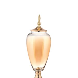 ΓΥΑΛΙΝΗ ΧΡΥΣΗ ΦΟΝΤΑΝΙΕΡΑ ΜΕ ΚΑΠΑΚΙ Φ16x43cm