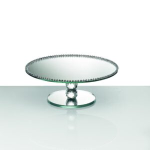 ΓΥΑΛΙΝΗ ΤΟΥΡΤΙΕΡΑ ΜΕ ΚΑΘΡΕΦΤΗ ΣΤΡΟΓΓΥΛΗ Φ30Χ11Υ