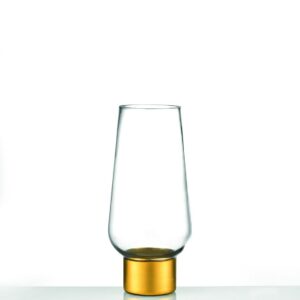 ΓΥΑΛΙΝΟ ΒΑΖΟ ΜΕ ΧΡΥΣΗ ΒΑΣΗ Φ12Χ26Υ