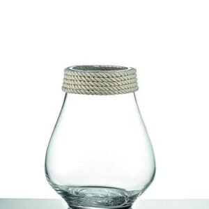 ΓΥΑΛΙΝΟ ΒΑΖΟ ΜΕ ΣΧΟΙΝΙ Φ16Χ20Υ