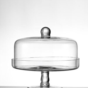 ΓΥΑΛΙΝΗ ΤΟΥΡΤΙΕΡΑ ΜΕ ΚΑΠΑΚΙ Φ25Χ23Υ